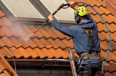 Démoussage et hydrofuge de toiture à Hannappes